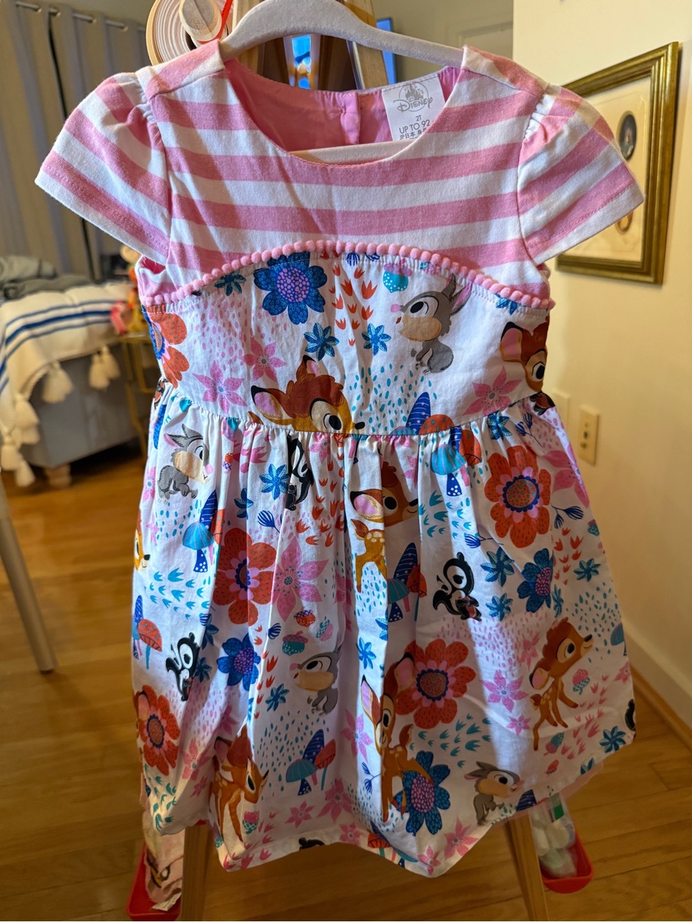 Disney Girls Bambi And His Woodland Friends Dress Size 2t